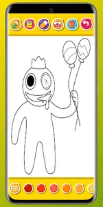 Rainbow Friends 2 Coloring screenshot 2
