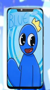 Rainbow Friends Blue Wallpaper screenshot 0