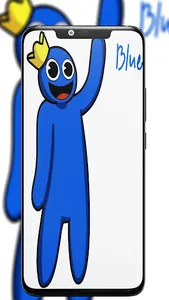 Rainbow Friends Blue Wallpaper screenshot 10