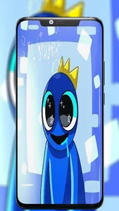 Rainbow Friends Blue Wallpaper screenshot 3