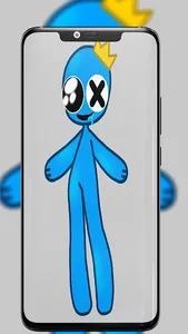 Rainbow Friends Blue Wallpaper screenshot 5