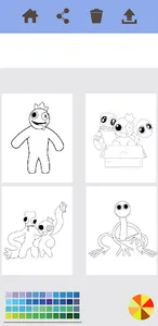 Rainbow Friends Coloring Book screenshot 0