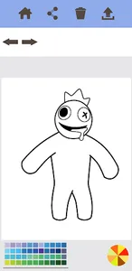 Rainbow Friends Coloring Book screenshot 1