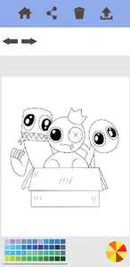 Rainbow Friends Coloring Book screenshot 2