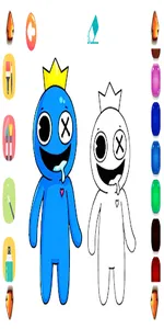 Rainbow Friends :Coloring game screenshot 8