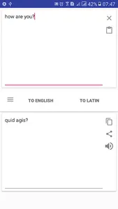 Latin English Translator screenshot 2