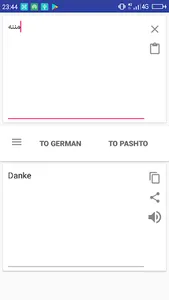 Pashto German Translator screenshot 2