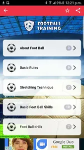 Football Training  screenshot 2