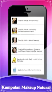 Makeup Natural - Kumpulan Tuto screenshot 0
