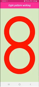 Eight pattern walking screenshot 1