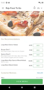 Rajs Food To Go screenshot 1
