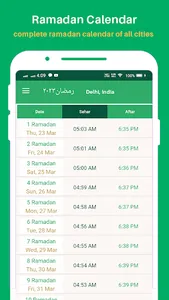 Ramadan Calendar 2023 screenshot 2
