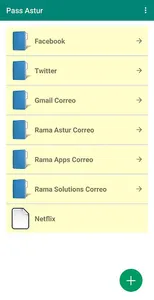 Passwords Astur screenshot 1