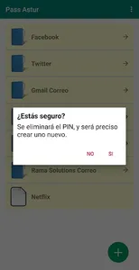 Passwords Astur screenshot 3