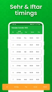 Ramadan Calendar: Sehr & Iftar screenshot 9