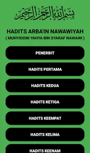 Hadits Arbain An-Nawawi screenshot 0