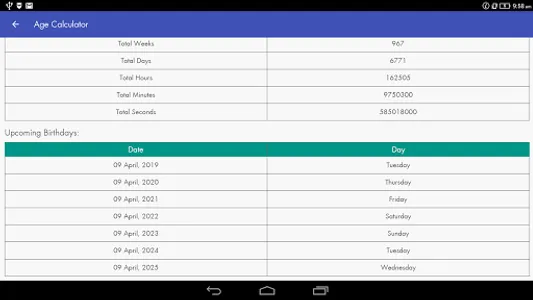 Age Calculator screenshot 7