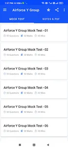 Airforce Y Group : Mock Tests screenshot 8