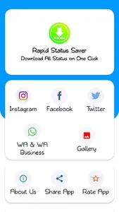 Rapid Status Saver - All in on screenshot 1
