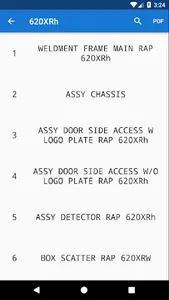 Rapiscan Part Finder screenshot 2