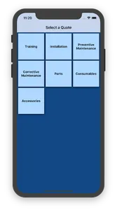 Rapiscan Service Quote screenshot 1