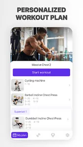 Fitness: Workout for Gym|Home screenshot 0