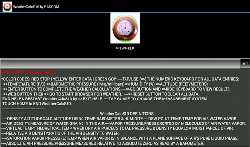 Meteorology WeatherCalcS10 screenshot 3