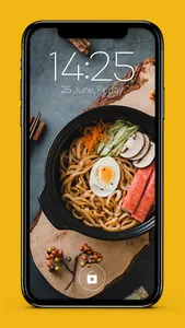 Ramen Sushi Bowl Screen Lock screenshot 0