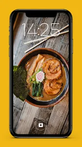 Ramen Sushi Bowl Screen Lock screenshot 4