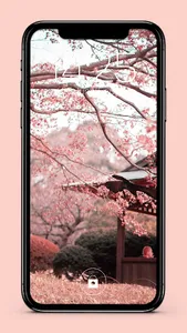 Sakura Blom Spring Screen Lock screenshot 0