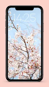 Sakura Blom Spring Screen Lock screenshot 3