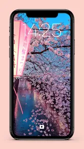 Sakura Blom Spring Screen Lock screenshot 4