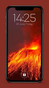 Volcano Eruption Screen Lock screenshot 0