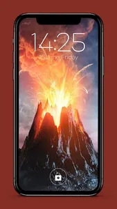 Volcano Eruption Screen Lock screenshot 1