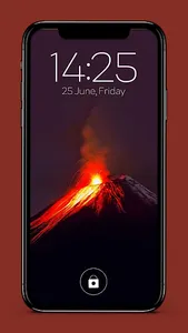 Volcano Eruption Screen Lock screenshot 2
