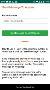 Send Message To Anyone screenshot 1