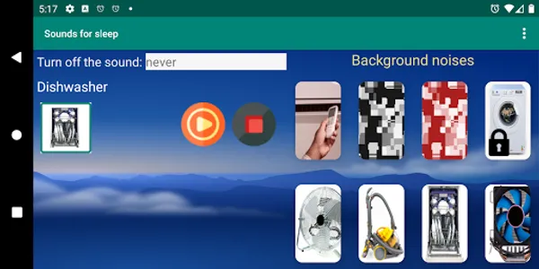 Sounds for easy sleep screenshot 2