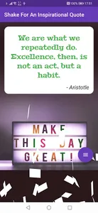 Shake A Quote : Inspiring screenshot 3