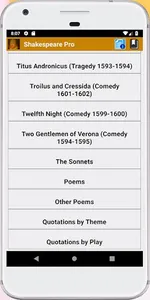 William Shakespeare Pro screenshot 1