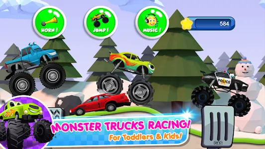 Monster Trucks Game for Kids 2 screenshot 6