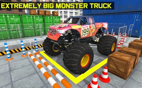 Monster Truck Parking: Hard Ca screenshot 0
