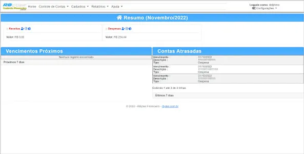 RBytes Controle Financeiro screenshot 5