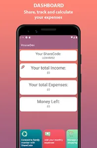 HouseDex - Budget Tracker screenshot 0