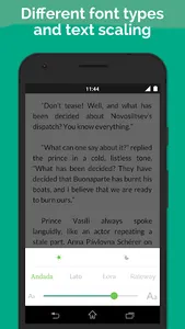 War and Peace by Leo Tolstoy screenshot 2