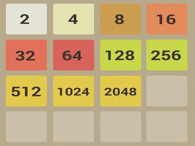 2048 Bulmaca Oyunu screenshot 2