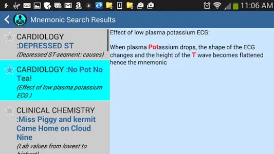 MNEMONICS MD screenshot 1