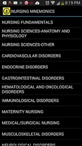 NURSING MNEMONICS screenshot 1