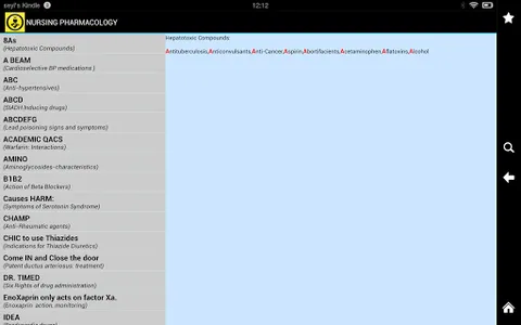 NURSING MNEMONICS screenshot 11