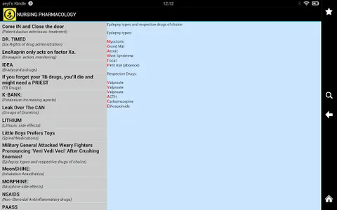 NURSING MNEMONICS screenshot 12