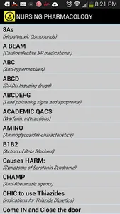 NURSING MNEMONICS screenshot 3